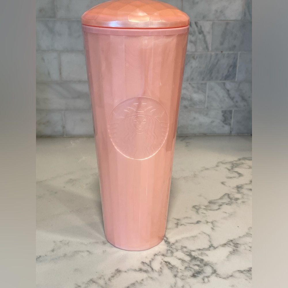 Starbucks Pink Iridescent Unicorn‎ Pearl Tumbler Dome Lid